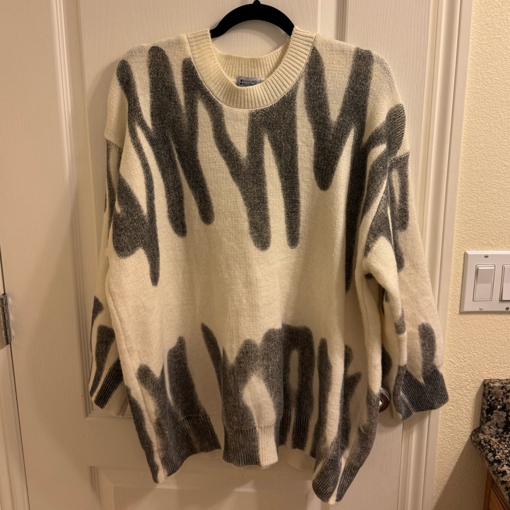 sweater from beginning boutique size S/M